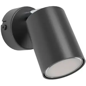 EGLO connect Smart Spot Adfira-Z, noir, à 1 lampe, acier pas cher