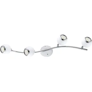 Eglo 31004 Couverture Archet, Métal, Gu10, Blanc pas cher