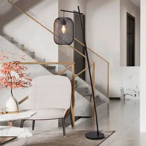 Comparateur de prix : EGLO Lampe sur pied Wrington, hauteur 194 cm, noir, acier