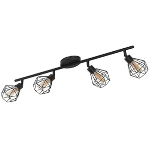 Comparateur de prix : Eglo Isp3762002 Barre de Spots, Noir