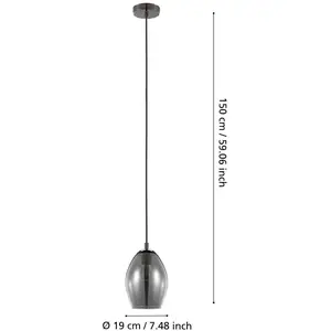 EGLO Stars Of Light Suspension Estanys, noir, à 1 lampe pas cher