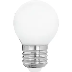 EGLO Ampoule LED E27 G45 4W, blanc chaud, opale pas cher