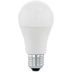 EGLO Ampoule LED E27 A60 9 W, blanc chaud, opaleVendu parluminaire