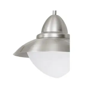 Comparateur de prix : EGLO Lampadaire 3 lampes en acier inoxydable Sidney