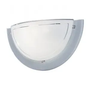 Comparateur de prix : EGLO APPLIQUE METAL/VERRE BLANC