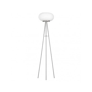 Lampadaire - EGLO - Optica - Design Contemporain - Verre Blanc - LED