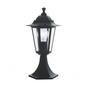 Comparateur de prix : Borne d'extérieur Laterna - EGLO - Métal & Verre - Noir - H38,5cm