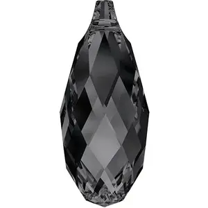 Cristaux de Swarovski Pendentif briolette 6010 - 13 mm - Crystal Silver NightVendu parscrapmalin