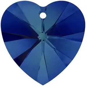 Cristaux de Swarovski Pendentif coeur Xilion 6228 - 14 mm - Bermuda BlueVendu parscrapmalin