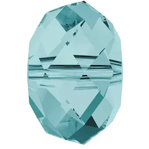 Cristaux de Swarovski Perle briolette 5040 - 8 mm - Light TurquoiseVendu parscrapmalin