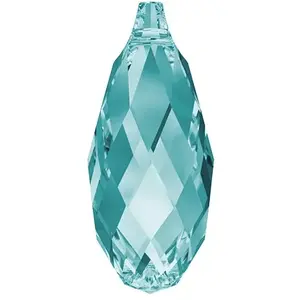 Pendentif briolette 6010 - 13 mm - Light TurquoiseVendu parscrapmalin
