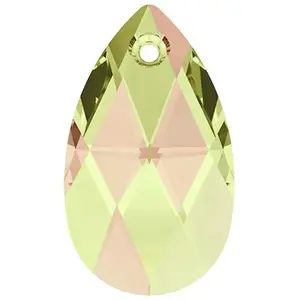 Cristaux de Swarovski Pendentif poire 6106 - 16 mm - Crystal Luminous GreenVendu parscrapmalin