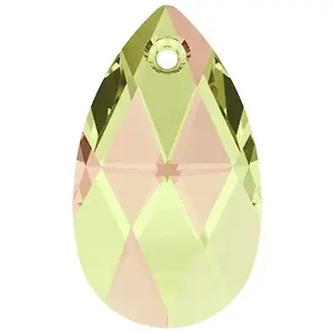 Cristaux de Swarovski Pendentif poire 6106 - 22 mm - Crystal Luminous GreenVendu parscrapmalin