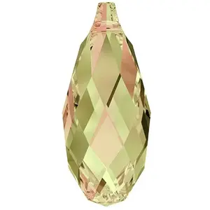 Cristaux de Swarovski Pendentif briolette 6010 - 13 mm - Crystal Luminous Green