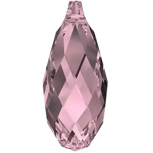 Cristaux de Swarovski Pendentif briolette 6010 - 13 mm - Antique PinkVendu parscrapmalin