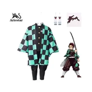 Comparateur de prix : Ensemble déguisement garçon adulte Ariestar® costume Demon Slayer Kime...