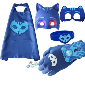 Set de 5pcs costume Pyjamasques pour enfant déguisement cosplay super ...