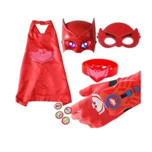 Set de 5pcs costume Pyjamasques pour enfant déguisement cosplay super ...