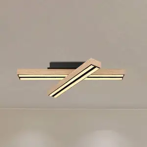 Globo - Plafonnier - Doro - Naturel - Métal - Led - 416080wd7 pas cher