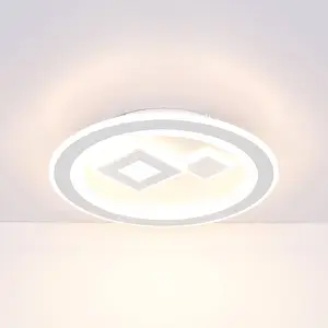 Globo Plafonnier LED Valeria, fonction CCT, rond pas cher