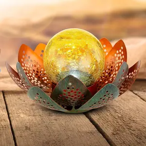 Comparateur de prix : Globo Lampe solaire LED 33655, fleur, Ø 22 cm