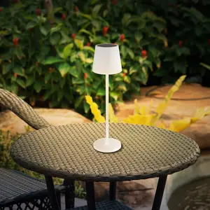 Comparateur de prix : Globo Lampe de table solaire 36637, IP44, blanche