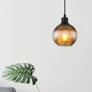 Comparateur de prix : Globo Suspension Zumba, pétrole, Ø 15 cm, verre