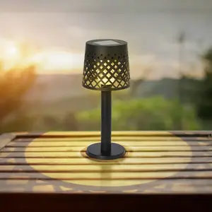 Globo Lampe à poser batterie solaire 36631, IP44, noireVendu parluminaire