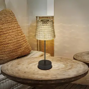 Comparateur de prix : Globo Lampe table solaire 36634-2S lot de 2 noire/fumée