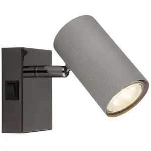 Comparateur de prix : Spot mural applique spot spot lampe de salon orientable gris h 10 cm