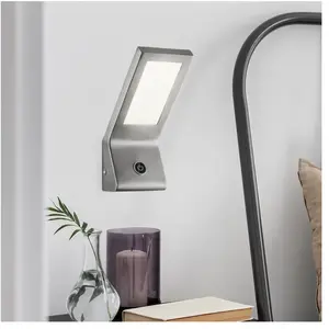 Globo Applique murale led, variateur tactile, verre, nickel mat, tanja i pas cher