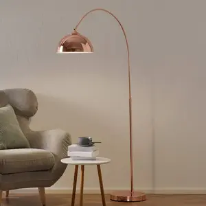 Comparateur de prix : Lampadaire - Newcastle - cuivre - métal - lampe arquée - - Globo