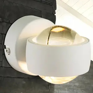 Comparateur de prix : Globo Petite applique murale LED blanche Randi