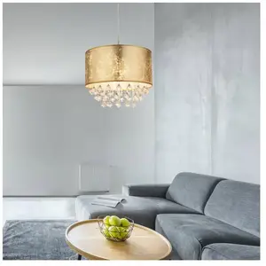 Globo Amy Luminaire Nickel 60 W Doré pas cher