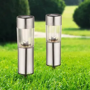 Comparateur de prix : Globo Jeu de 4, lampe solaire LED décorative Aro, piquet