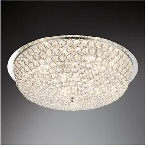Globo Plafonnier en cristal Emilia avec ampoules LEDVendu paramazon