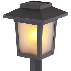 Comparateur de prix : Globo Lampe sur piquet LED solaire 33577-3, noir, plastique, 3 pièces