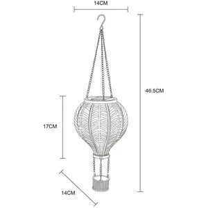 Globo Lampe solaire LED 36136B Ballon à air chaud, multicolore, plasti... pas cher
