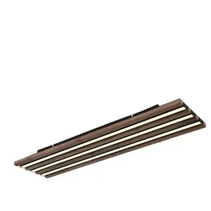 Comparateur de prix : Plafonnier plafonnier lampe en bois lampe de salon marron led l 80 cm