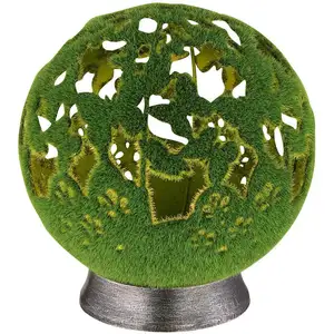 Comparateur de prix : Globo - Lampe solaire d'extérieur boule led lumière de jardin vert poi...