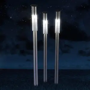 Comparateur de prix : Globo Lampe solaire à piquet en inox, set de 3