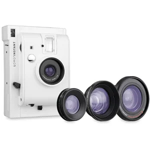 Lomography Lomo Instant Mini Blanc + 3 Objectifs pas cher