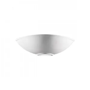 KOLARZ Applique murale BISQUITTE blanc 1 ampoule Largeur 40 Cm pas cher