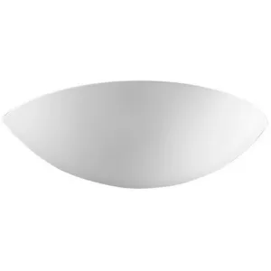 KOLARZ Applique murale BISQUITTE blanc 1 ampoule Largeur 35 Cm pas cher