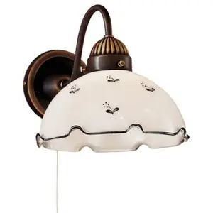 austrolux Applique rustique Nonna blanc bleuVendu parluminaire