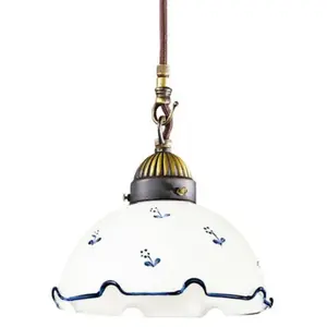austrolux Suspension Nonna pétales fleur, Ø 20 cm 1l bleue