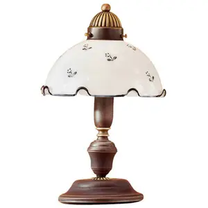austrolux Lampe à poser décorative Nonna blanc bleu pas cher
