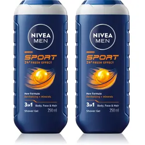 NIVEA MEN Sport gel de douche pour homme conditionnement avantageux pas cher