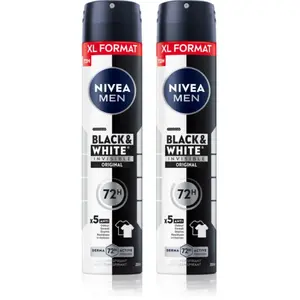 NIVEA MEN Black & White Invisible Original spray anti-transpirant cond... pas cher