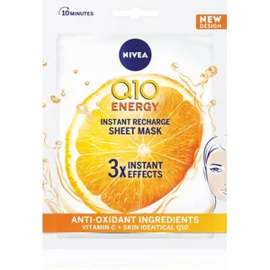 Comparateur de prix : NIVEA Q10 ENERGY Masque anti-rides en tissu 1 pièce(s)